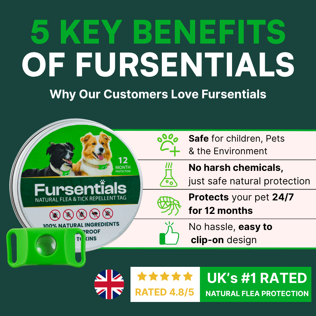 Fursentials™ 12-Month Natural Flea & Tick Protection